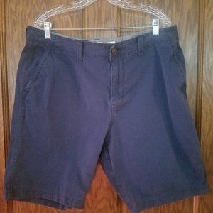 Lucky Brand Shorts Mens  Blue Chino Linen Flat Front Blend SZ 38
